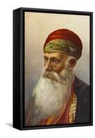 Old Turkish Man-null-Framed Stretched Canvas