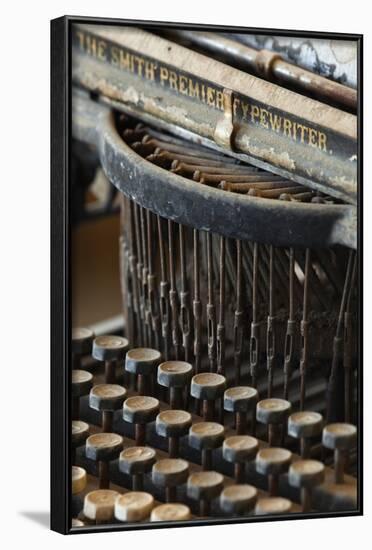 Old Typewriter, Bodie State Historic Park, California, USA-Jaynes Gallery-Framed Photographic Print