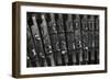 Old Typewriter Type-Steve Collender-Framed Premium Giclee Print