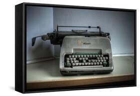 Old Typewriter-Nathan Wright-Framed Stretched Canvas