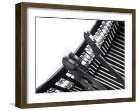 Old Typewriter-jocic-Framed Art Print