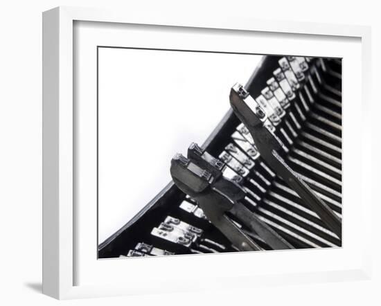 Old Typewriter-jocic-Framed Art Print