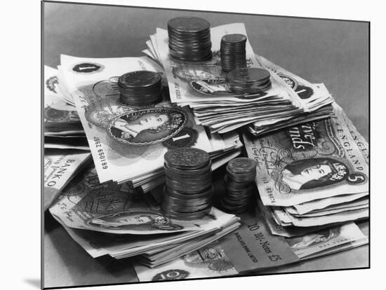 Old Uk Money 1969-null-Mounted Photographic Print