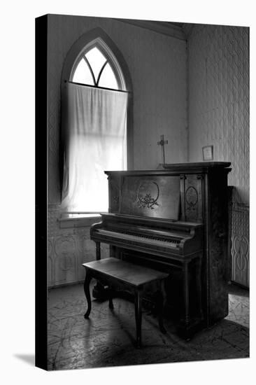 Old Upright Piano-Rip Smith-Stretched Canvas