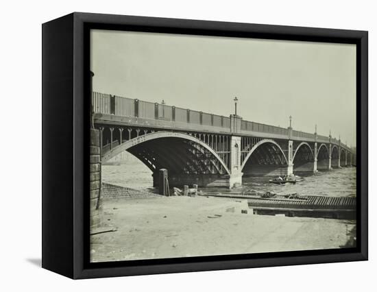 Old Vauxhall Bridge, London, 1903-null-Framed Stretched Canvas