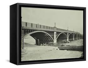 Old Vauxhall Bridge, London, 1903-null-Framed Stretched Canvas