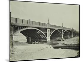 Old Vauxhall Bridge, London, 1903-null-Mounted Photographic Print