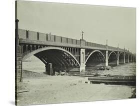 Old Vauxhall Bridge, London, 1903-null-Stretched Canvas