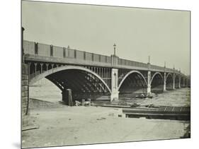 Old Vauxhall Bridge, London, 1903-null-Mounted Photographic Print