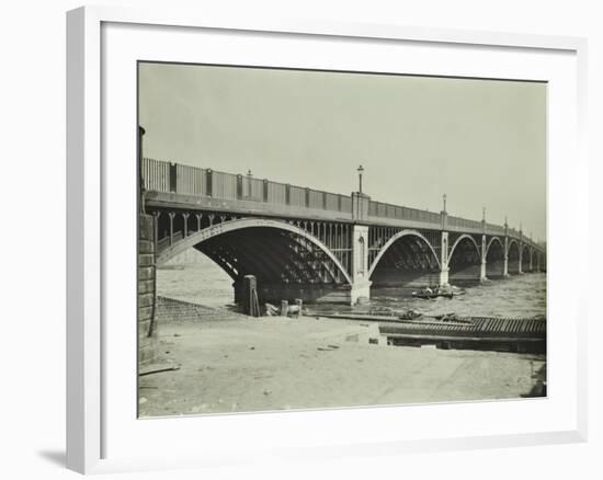 Old Vauxhall Bridge, London, 1903-null-Framed Photographic Print