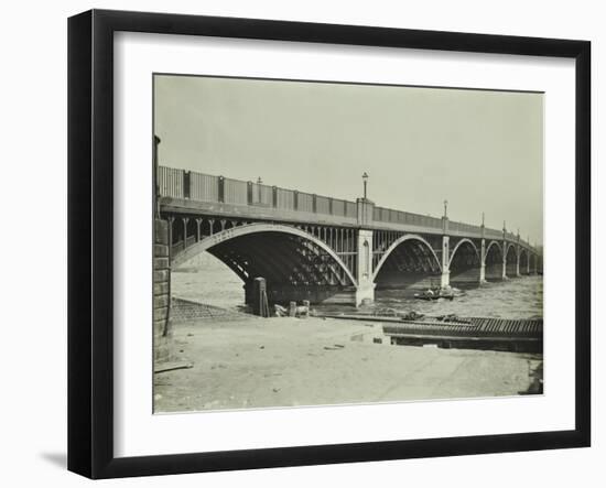 Old Vauxhall Bridge, London, 1903-null-Framed Premium Photographic Print
