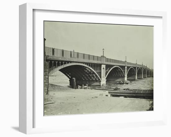 Old Vauxhall Bridge, London, 1903-null-Framed Premium Photographic Print