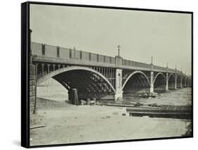 Old Vauxhall Bridge, London, 1903-null-Framed Stretched Canvas