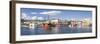 Old Venetian Harbour, Rethymno (Rethymnon), Crete, Greek Islands, Greece, Europe-Markus Lange-Framed Photographic Print