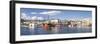 Old Venetian Harbour, Rethymno (Rethymnon), Crete, Greek Islands, Greece, Europe-Markus Lange-Framed Photographic Print