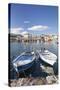 Old Venetian Harbour, Rethymno (Rethymnon), Crete, Greek Islands, Greece, Europe-Markus Lange-Stretched Canvas