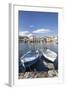 Old Venetian Harbour, Rethymno (Rethymnon), Crete, Greek Islands, Greece, Europe-Markus Lange-Framed Photographic Print