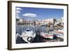 Old Venetian Harbour, Rethymno (Rethymnon), Crete, Greek Islands, Greece, Europe-Markus Lange-Framed Photographic Print