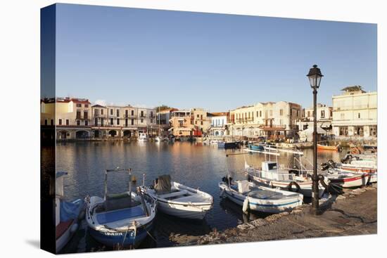 Old Venetian Harbour, Rethymno (Rethymnon), Crete, Greek Islands, Greece, Europe-Markus Lange-Stretched Canvas