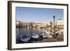 Old Venetian Harbour, Rethymno (Rethymnon), Crete, Greek Islands, Greece, Europe-Markus Lange-Framed Photographic Print