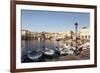 Old Venetian Harbour, Rethymno (Rethymnon), Crete, Greek Islands, Greece, Europe-Markus Lange-Framed Photographic Print