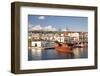 Old Venetian Harbour, Rethymno (Rethymnon), Crete, Greek Islands, Greece, Europe-Markus Lange-Framed Photographic Print