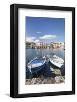 Old Venetian Harbour, Rethymno (Rethymnon), Crete, Greek Islands, Greece, Europe-Markus Lange-Framed Photographic Print