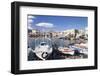 Old Venetian Harbour, Rethymno (Rethymnon), Crete, Greek Islands, Greece, Europe-Markus Lange-Framed Photographic Print