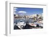 Old Venetian Harbour, Rethymno (Rethymnon), Crete, Greek Islands, Greece, Europe-Markus Lange-Framed Photographic Print