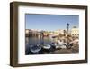 Old Venetian Harbour, Rethymno (Rethymnon), Crete, Greek Islands, Greece, Europe-Markus Lange-Framed Photographic Print