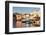 Old Venetian Harbour, Taverns on Seaside, Rethymno (Rethymnon)-Markus Lange-Framed Photographic Print