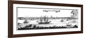 Old View of New York, 1730-null-Framed Giclee Print