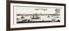 Old View of New York. from Popple's American Atlas, 1730.Usa, 1870S-null-Framed Giclee Print