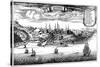 Old View of Quebec, 1730-null-Stretched Canvas