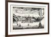 Old View of Quebec, from Popple' S American Atlas, 1730, Canada, 1870S-null-Framed Giclee Print