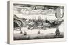 Old View of Quebec, from Popple' S American Atlas, 1730, Canada, 1870S-null-Stretched Canvas