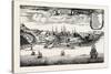 Old View of Quebec, from Popple' S American Atlas, 1730, Canada, 1870S-null-Stretched Canvas
