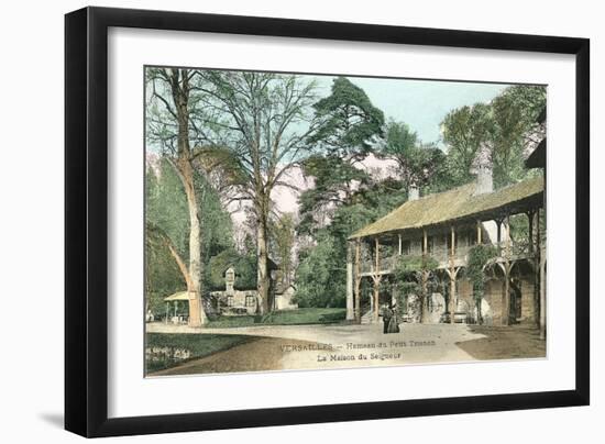 Old View of Versailles-null-Framed Art Print