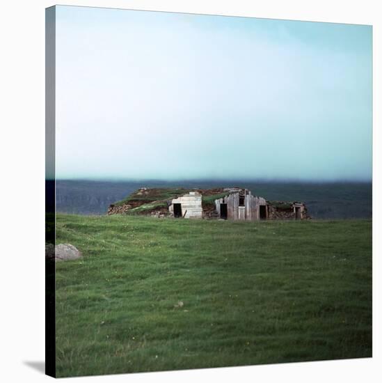 Old Viking-Style Icelandic Turf Farm-CM Dixon-Stretched Canvas