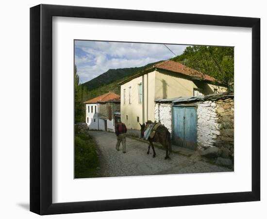 Old Vlach Mountain Village, Maloviste Village, Pelister National Park, Macedonia-Walter Bibikow-Framed Photographic Print