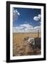 Old Wagon, Prairie Homestead, Cactus Flat, South Dakota, USA-Walter Bibikow-Framed Photographic Print