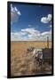 Old Wagon, Prairie Homestead, Cactus Flat, South Dakota, USA-Walter Bibikow-Framed Photographic Print