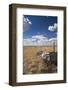 Old Wagon, Prairie Homestead, Cactus Flat, South Dakota, USA-Walter Bibikow-Framed Photographic Print