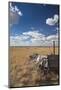 Old Wagon, Prairie Homestead, Cactus Flat, South Dakota, USA-Walter Bibikow-Mounted Photographic Print