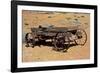 Old wagon, Rock Art Ranch, near Holbrook, Arizona, USA-Michel Hersen-Framed Photographic Print