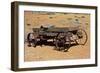 Old wagon, Rock Art Ranch, near Holbrook, Arizona, USA-Michel Hersen-Framed Photographic Print