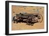 Old wagon, Rock Art Ranch, near Holbrook, Arizona, USA-Michel Hersen-Framed Photographic Print