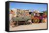 Old Wagons, Old Tucson Studios, Tucson, Arizona, USA-Jamie & Judy Wild-Framed Stretched Canvas