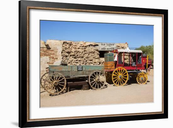 Old Wagons, Old Tucson Studios, Tucson, Arizona, USA-Jamie & Judy Wild-Framed Photographic Print