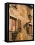 Old Wall with Shuttered Windows, Lazise, Lake Garda, Veneto, Italy, Europe-James Emmerson-Framed Stretched Canvas